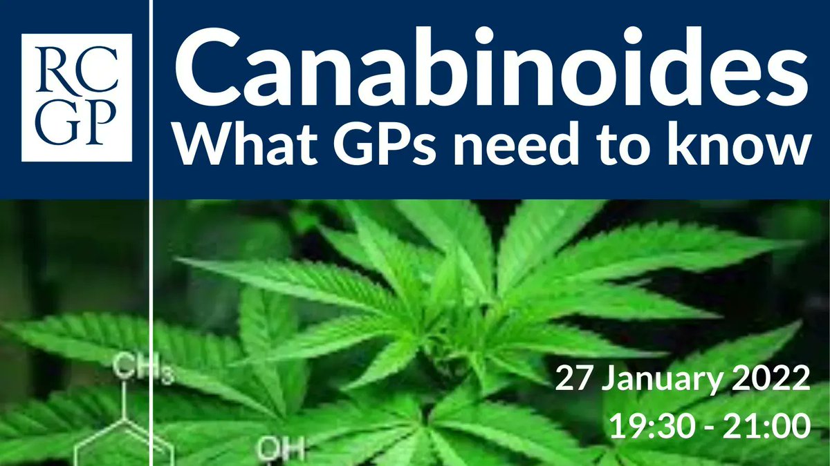 In this webinar, we will explore the pharmacology of cannabinoids while providing an overview of licensed products and their emerging role in medicine. We will consider the current legal and cultural landscape and offer guidance to GPs 👉 buff.ly/3DrPB7O