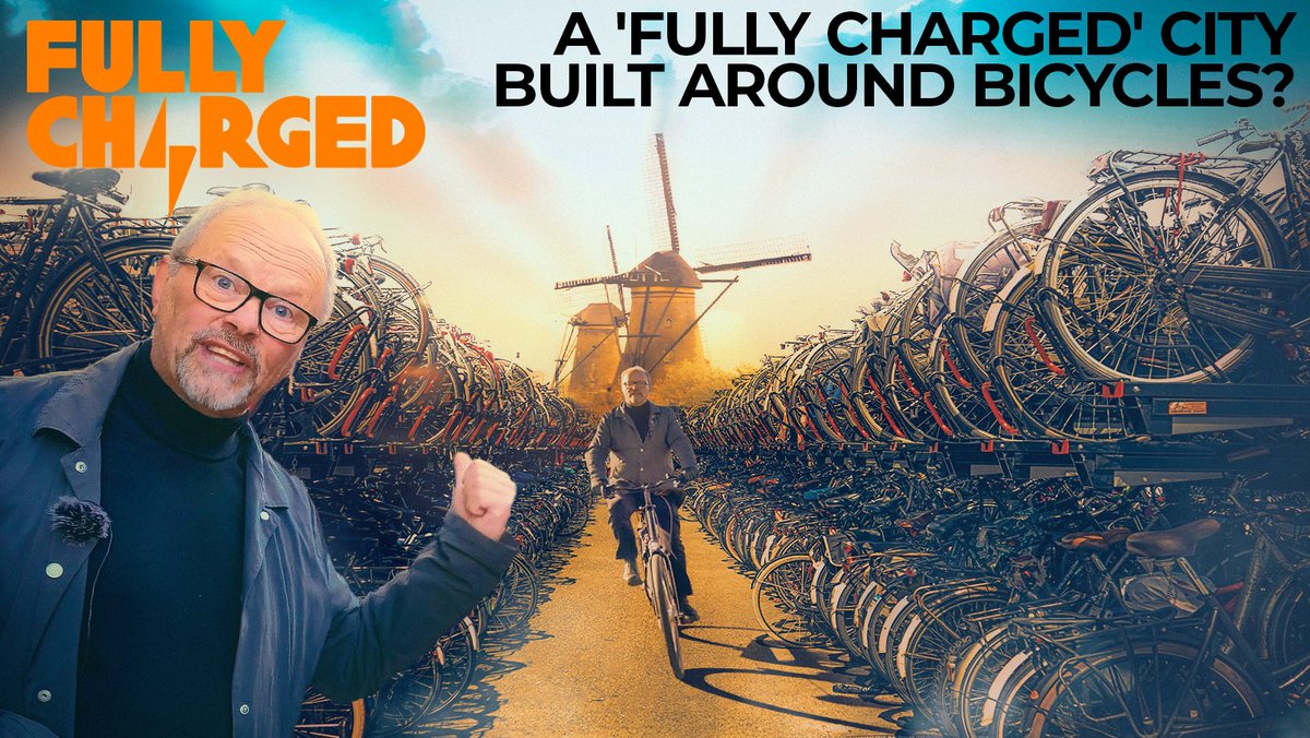 🚨5pm TODAY (GMT) A 'Fully Charged' CITY Built Around BICYCLES?🚲

SUBSCRIBE to our YT Channel &amp; tap the 🔔to be notified when this ep. launches! #cleanenergy #bikes