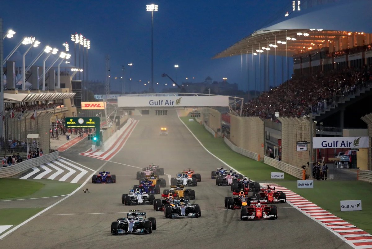 Formula One Bahrain International Circuit in Sakhir, Bahrain, April 16, 2017. © 2017 AP

