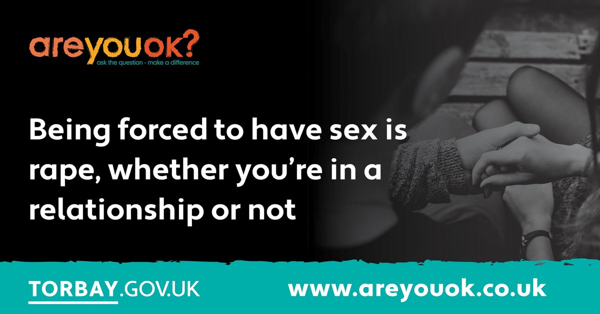 Stranger rape is rare. Sexual assault or rape is more likely to be perpetrated by someone known to the victim.  There is no excuse and it is not OK. Specialist support is available no matter how long ago something happened
 orlo.uk/ix9Oi #16DaysofAction #areyouok