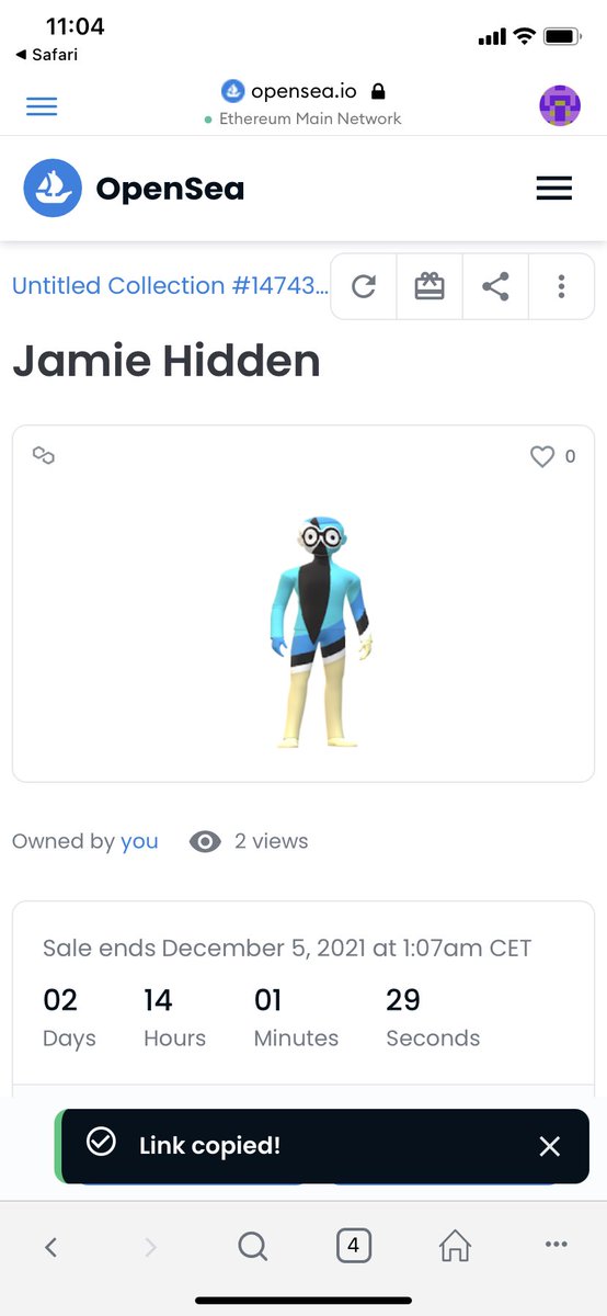 NeyouHidden's tweet photo. Hi everybody i got a masterpiece with me right now and i sell it on @opensea there’s only 3 days left . Don’t wait go get it now #nft #NFT #NFTs #Ethereum #Crypto #Cryptomoney #Opensea #ART #art #bitcoin #millionaire https://t.co/ovDtGmM6Qz