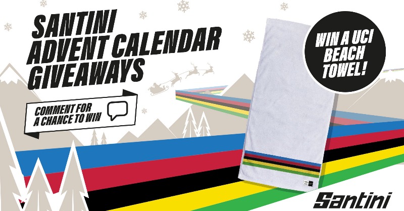 The Holiday season is already upon us! 

You can win one of our @Santini_SMS gifts every advent Sunday 🎅🏻🎄until Christmas, with this week a limited edition beach towel 🏖️

👉 Simply retweet this post to enter the draw!