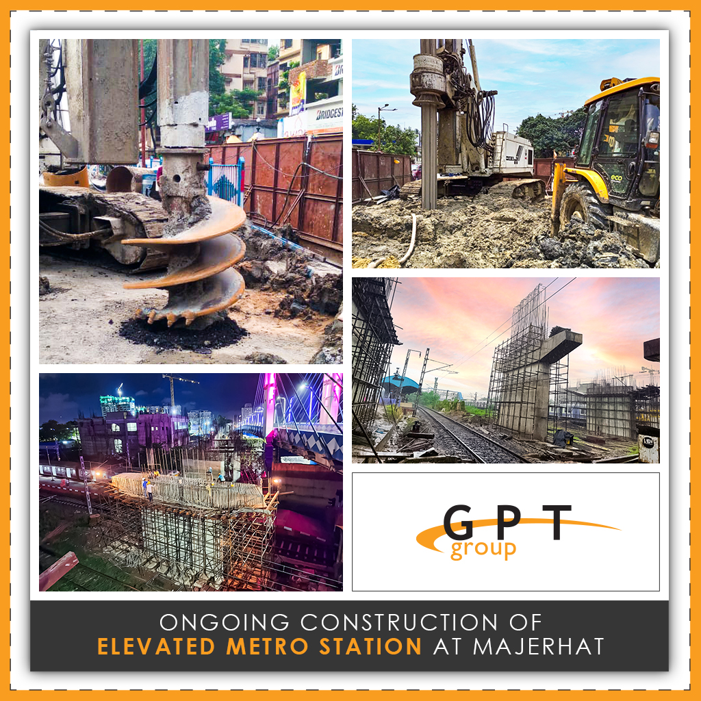 gptinfraproject's tweet photo. #GPTInfraprojects Limited has been entrusted for the construction of the Elevated Metro Station at Majerhat, West Bengal. The work is being ​executed with full safety and quality amid high traffic congestion.
#GPTGroup
#gptinfra
#Metro
#metrostation
#majerhat
#WestBengal https://t.co/nKOLdddGXK