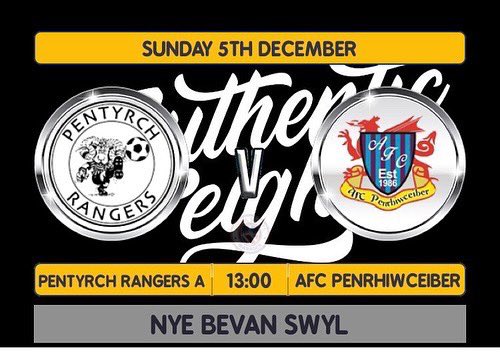 AfcPenrhiwceib1's tweet photo. Another away trip for us this week as we play @PentyrchS in the @WalesLeague Weβll be looking for the 3 points to start clawing back some points before the Christmas break #Awayagain #3Pointspleaae #UppaCeiber https://t.co/wHpHpmZNNj