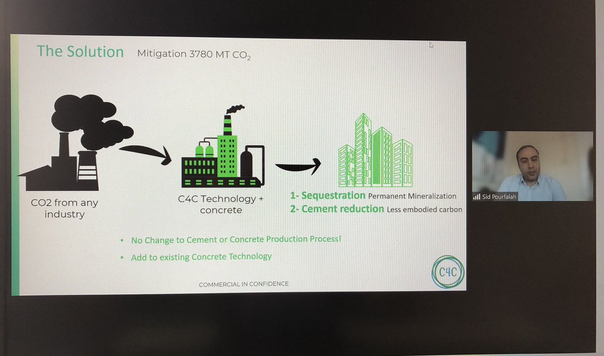 CITA_Ltd's tweet photo. Recycle, reduce CO2 emission and reduce costs! @concrete4change Sid Pourfalah providing a 100% greener solution at #CircularEconomySeries #Aistriú https://t.co/TfBFiGqJOH