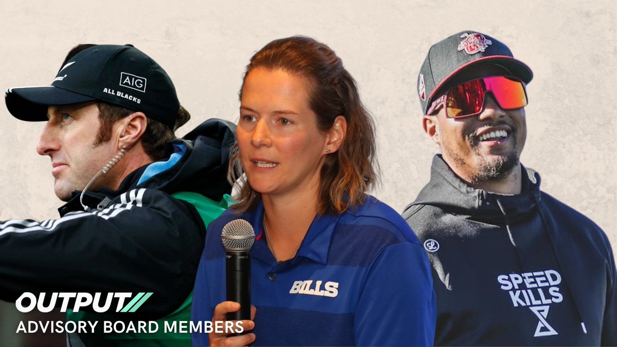 OutputSports's tweet photo. What a line-up...
➡️@JoClubbSportSci Expert Sports Scientist
➡️@les7spellman Top US Speed Coach
➡️@Nicgill4 New Zealand All Blacks S&amp;C Coach
3 World-renowned Sports Practitioners are joining Prof @CaulfieldBrian &amp; Dr. @comyns_tommy on our Advisory Board: https://t.co/gcRxKhsLe2 https://t.co/rs3XwzhGRV