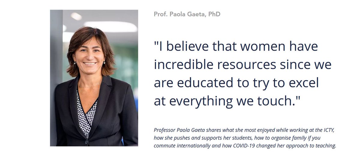 #MustRead: Inspiring interview of Paola Gaeta – a member of our #Faculty and one of our former Directors – about her career path, her work as a Professor and her commitment to using to law to achieve a better world &amp; make progress in our societies.

breakingthrough.ch/portraet-paola…