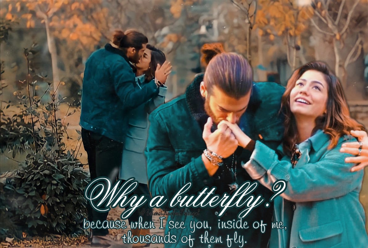 " Porquê uma borboleta?

Porque quando te vejo,
dentro de mim, 
milhares delas voam . " 

🦋 Can e Sanem  [ ep 14 ]

#CanYaman
#DemetÖzdemir
#ErkenciKuş
#CanYamanEmPortugal
#ErkenciKuşEmPortugal