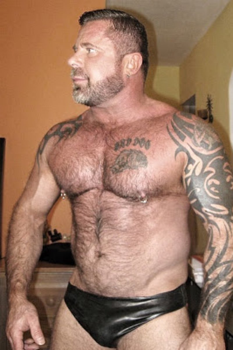 Daddy solo. Дэдди Беар. Волосатый Рестлер. Leather muscle Bear.