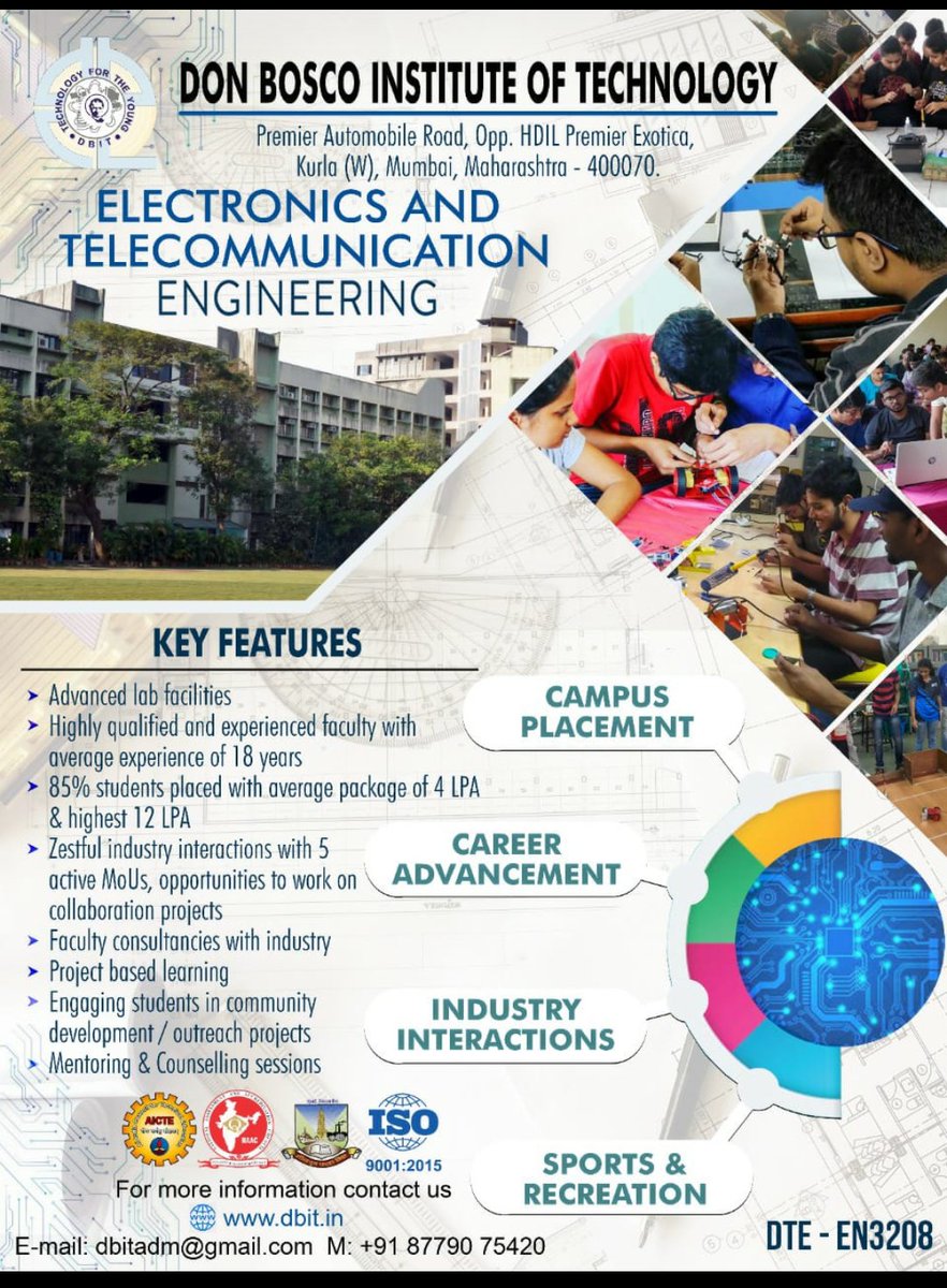 jithinisaac's tweet image. Join DBIT EXTC for a holistic learning experience!
@dbit_mumbai 

youtu.be/CX5hZODRrGA