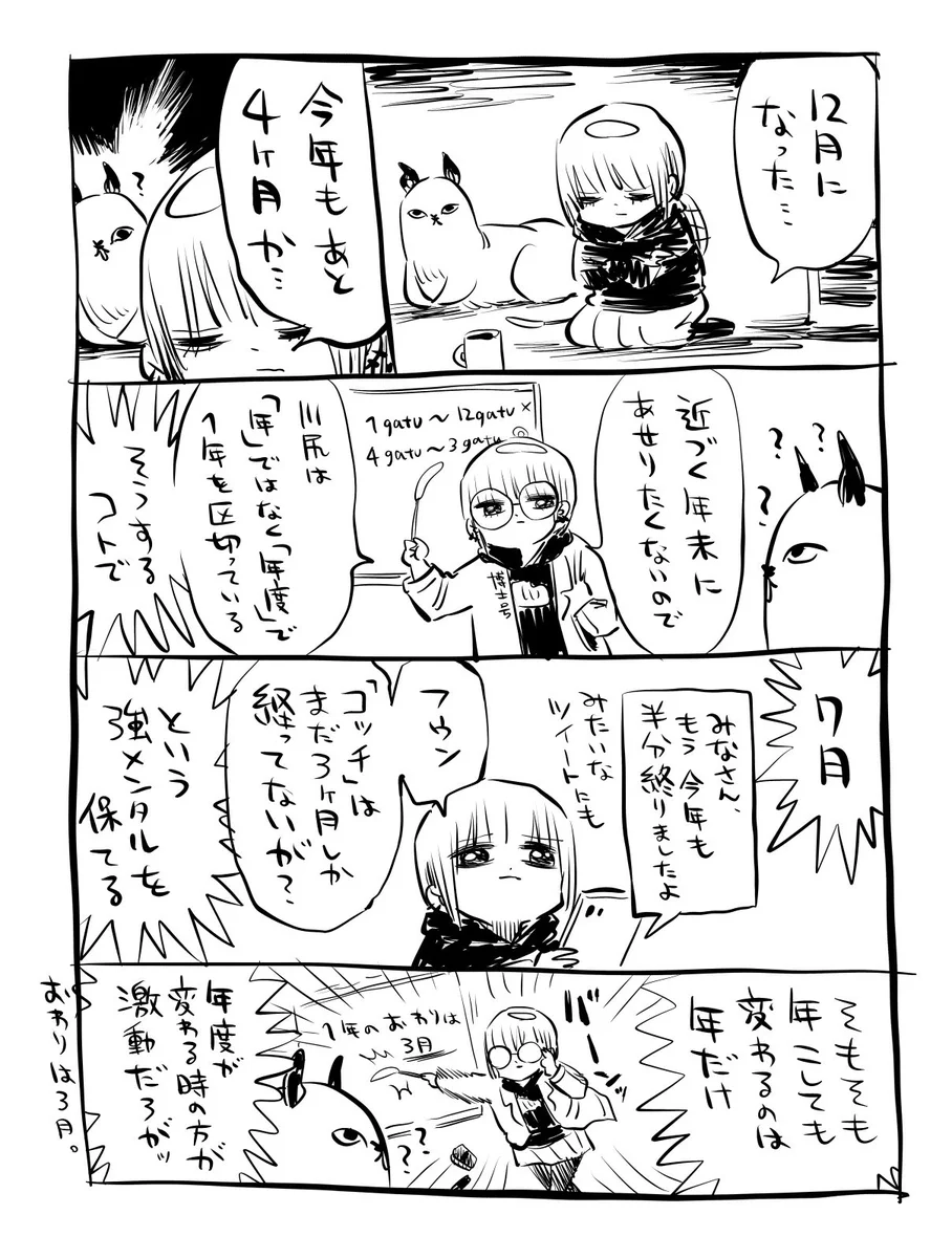 年末に焦らないために？年度で1年を区切るwww