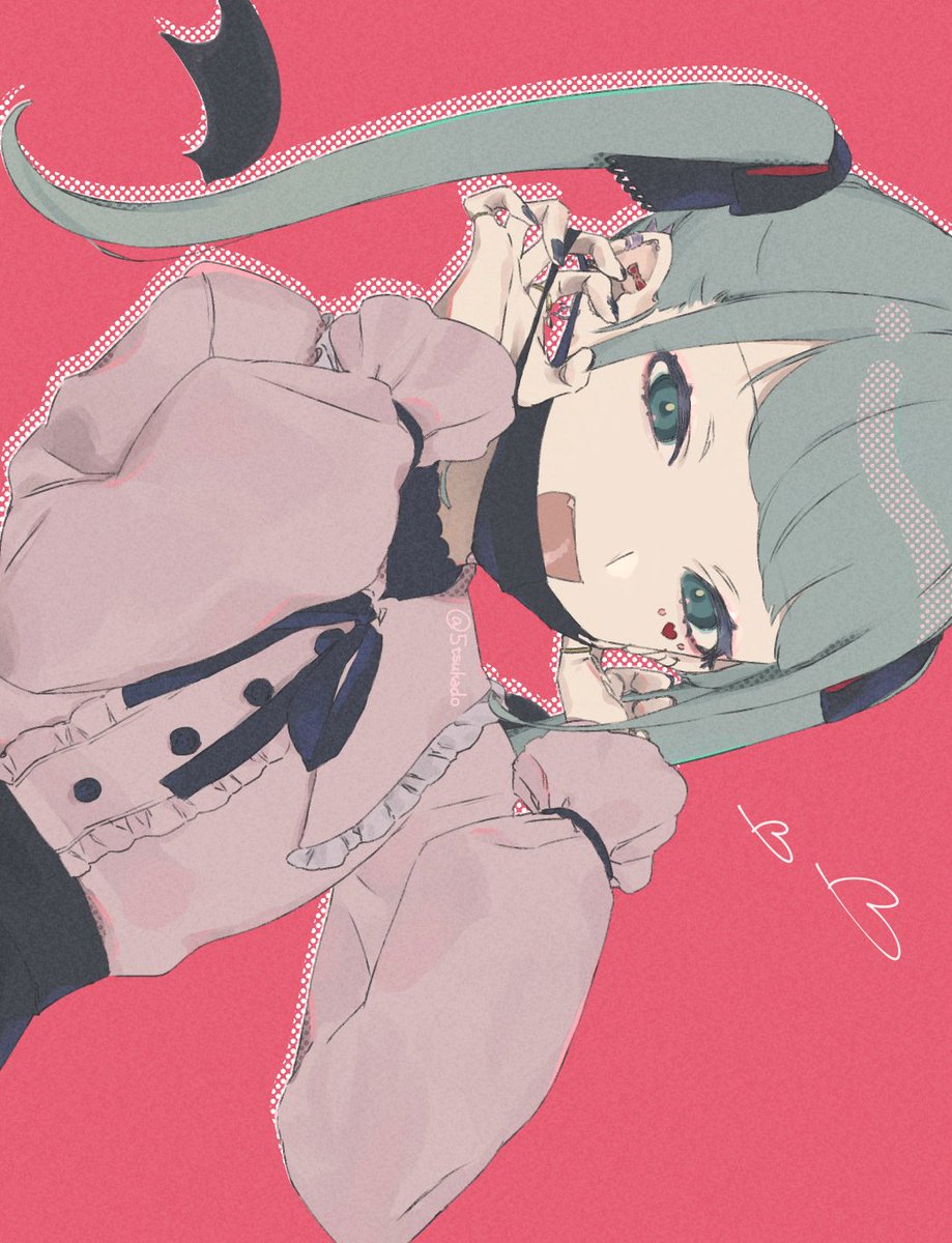 初音ミク 「🩸🦇❤️‍🩹 」|イツツカドのイラスト