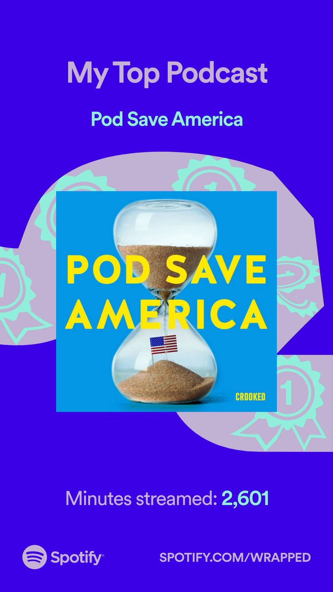anneonymity's tweet photo. Thanks for keeping me and my toddler informed on our morning drives to daycare, @PodSaveAmerica. @jonfavs @jonlovett @danpfeiffer @TVietor08 #SpotifyWrapped https://t.co/46CPJIaFp2
