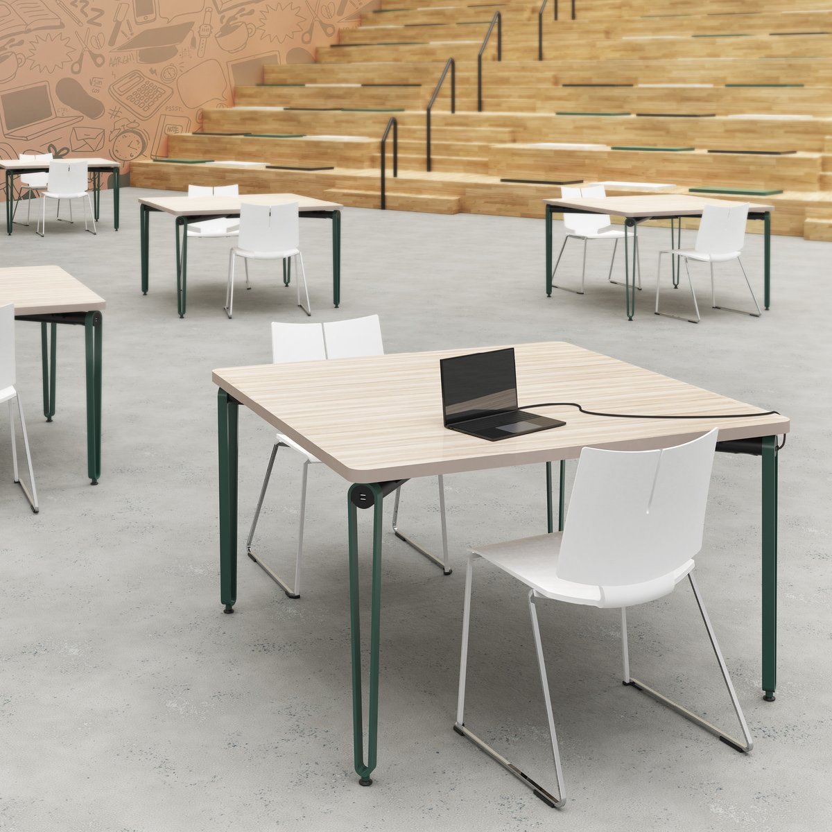 Thea plugs you into fun and functional design with dual USB charging ports at your services. versteel.com/product/thea/

#TheaByVersteel #educationdesign #usamade #highereducation #educationinteriors #usbcharger #interiordesign