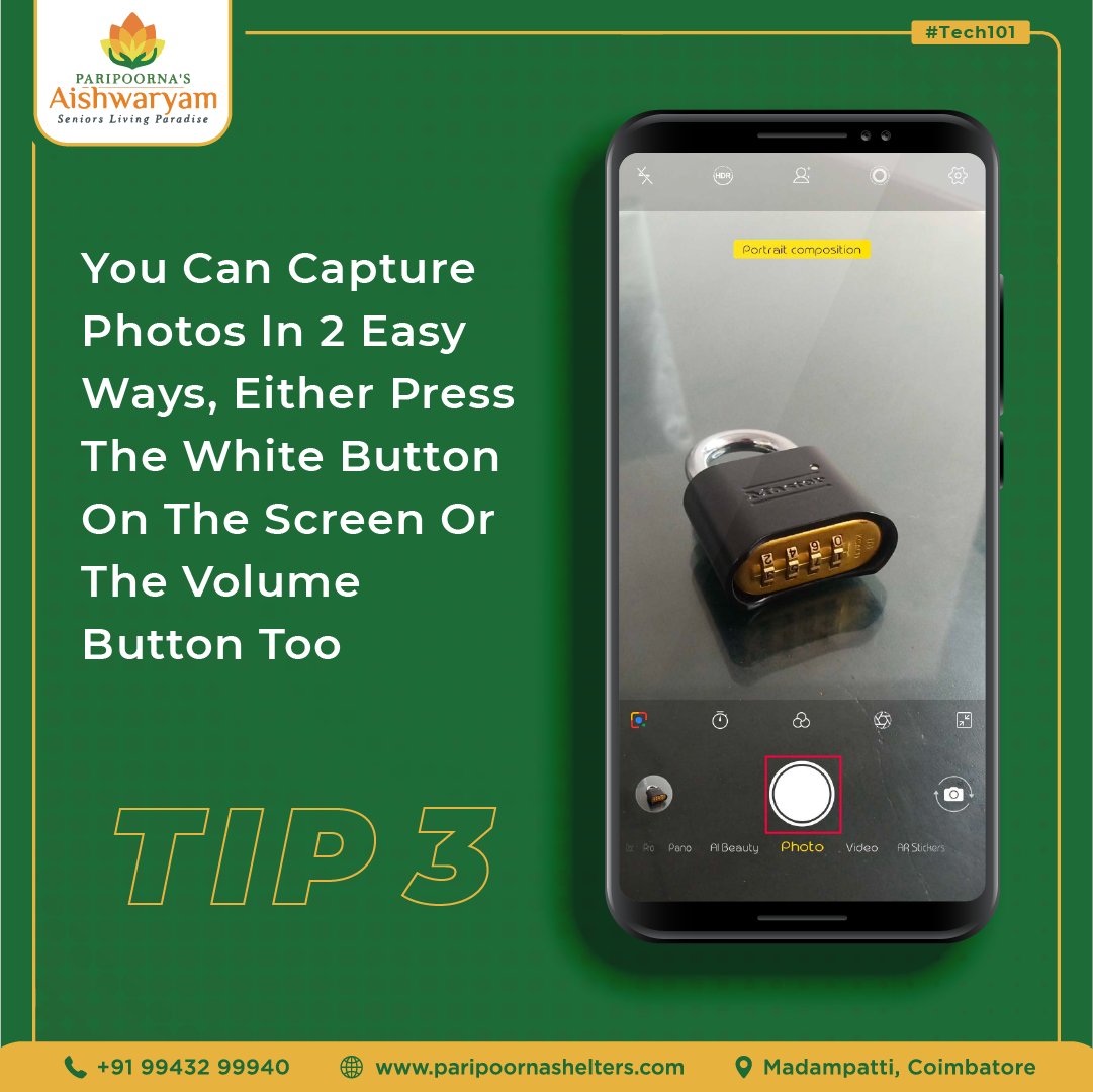 ParipoornasAish's tweet photo. #Photography is an ideal hobby having a therapeutic effect on seniors as it helps boost creativity and improve #MemoryPower.
.
.
#PSA #ParipoornasShelters #Tech101 #TechSaavy #MobilePhotography #HowTo #EasyClick #SeniorCommunity #IndependentLife #EasytTips #AgeInParadise https://t.co/rIZ6C5K4zQ