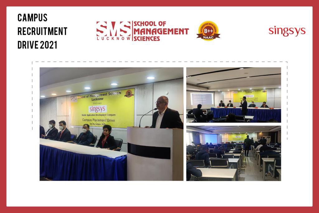 singsyspteltd's tweet image. The future belongs to those who believe in the beauty of their dreams&quot;  

Successfully conducted the campus selection drive at School of Management Sciences, Lucknow.        
#CampusRecruitment #Placement #ApptitudeTest #Knowledge #CareerOpportunity #JobPlacement #SMS #SINGSYS