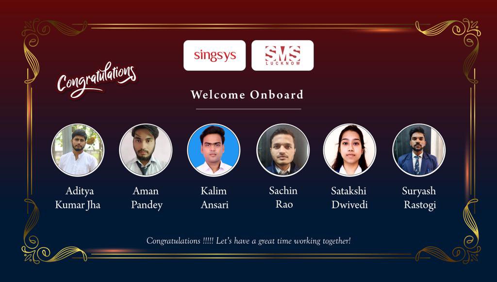 singsyspteltd's tweet image. The future belongs to those who believe in the beauty of their dreams&quot;  

Successfully conducted the campus selection drive at School of Management Sciences, Lucknow.        
#CampusRecruitment #Placement #ApptitudeTest #Knowledge #CareerOpportunity #JobPlacement #SMS #SINGSYS