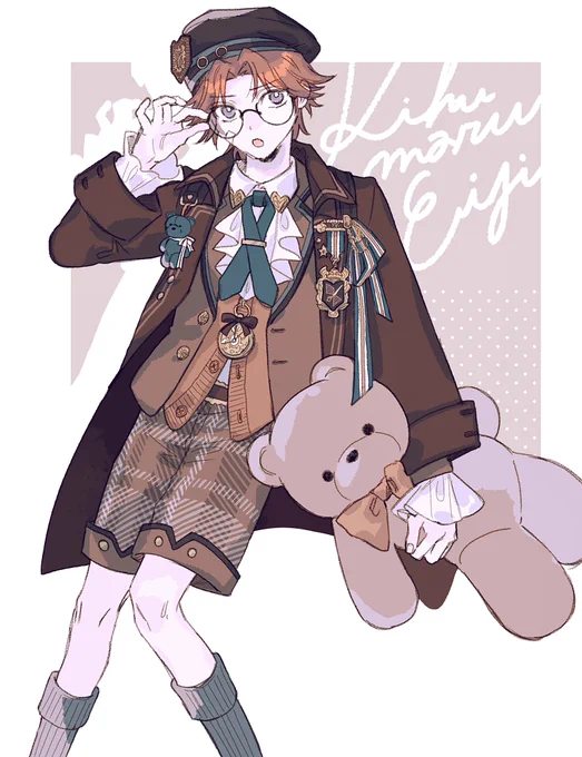まほやくスノウさんの衣装を菊丸英二さんに着てもらった絵(※クロスオーバー)🧸 