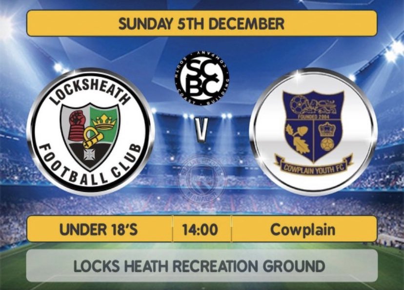 LocksheathU18s's tweet photo. Get down support the boys. https://t.co/aLACghT4Kk