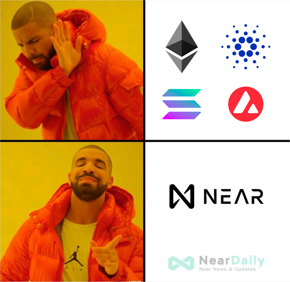 MidenDaily's tweet photo. People said: NEAR is …

🥇 Ethereum Killer
👑 King of Layer 1
👶 Coinbase’s dear son

Will you keep investing in NEAR?
#J4F #NotFinancialAdvice https://t.co/fPbTRCgXE5