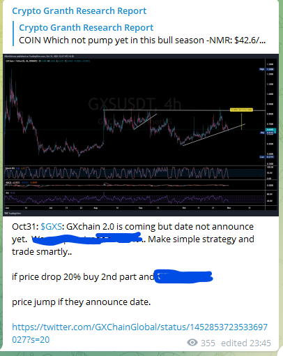 $GXS pump near 500%.

Which is next <a href="/CryptoGranth/">Crypto Granth</a> recommended alt going to pump hard.

#crypto #Bitcoin #alts #altseason $GXC