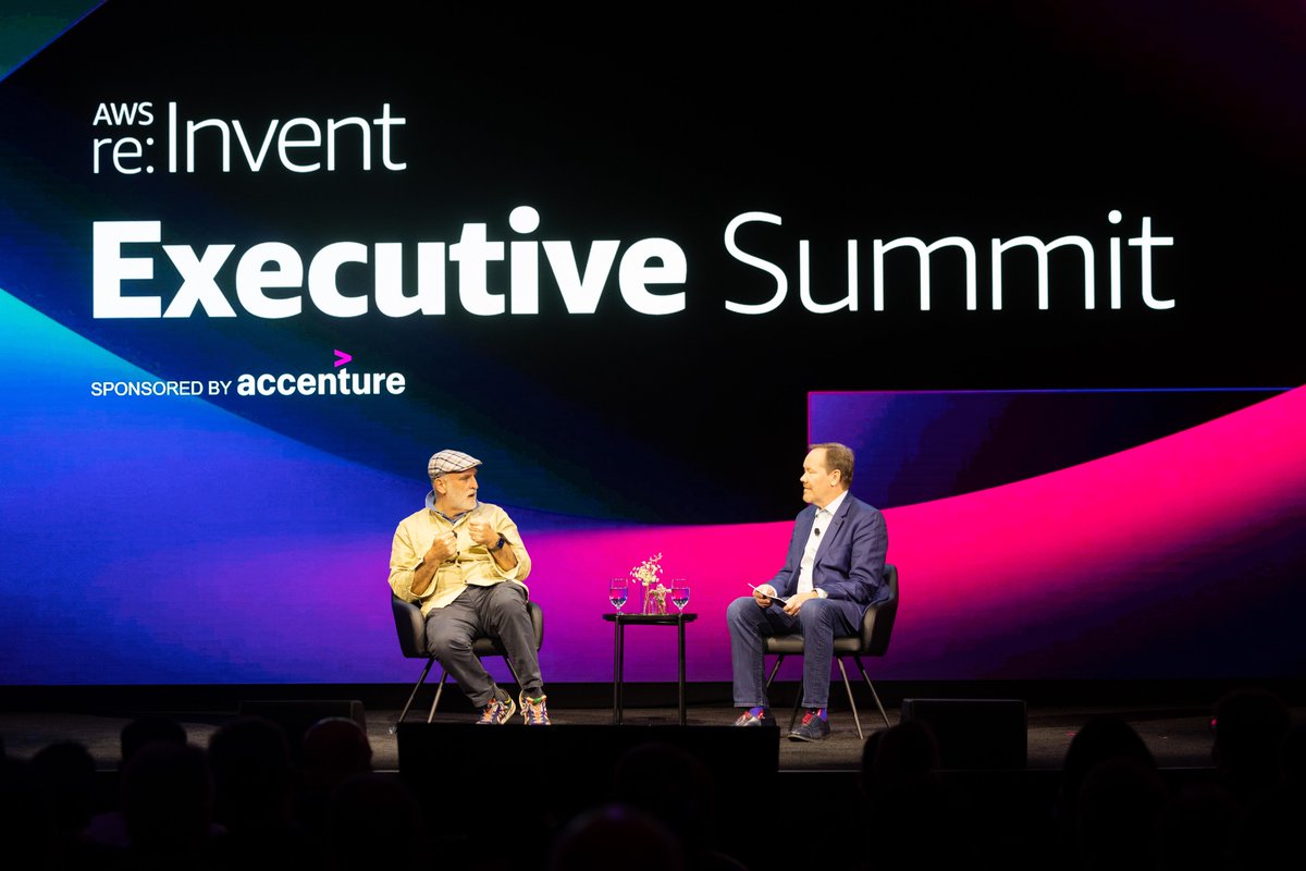 Recently at AWS #reInvent, Head of Worldwide Public Sector, Max Peterson, sat down with chef &amp; humanitarian, José Andrés, to discuss innovative ideas for solving hunger, building a culture of sustainability &amp; the urgency of now.
