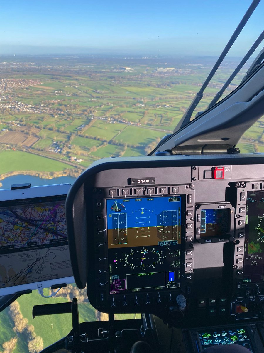dauphinsky's tweet photo. Thanks to @AirbusintheUK Hawarden ATC over the last few days for some great instrument training in the radar pattern. @HelicentreUK #ACH145 #H145 https://t.co/fZ54sVnJFZ