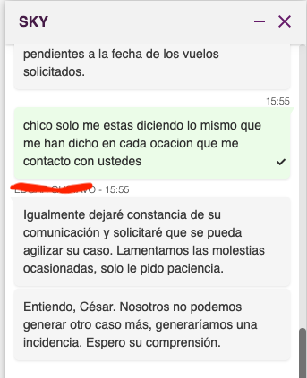 ismadot's tweet photo. @SKYAirline_CL eso no solución de nada solo se hace tiempo para que me canse acceda a cualquier "solución" estupida que me den por mero agotamiento, donde esta la protección al consumidor? @SERNAC https://t.co/joM8ouI5Yu