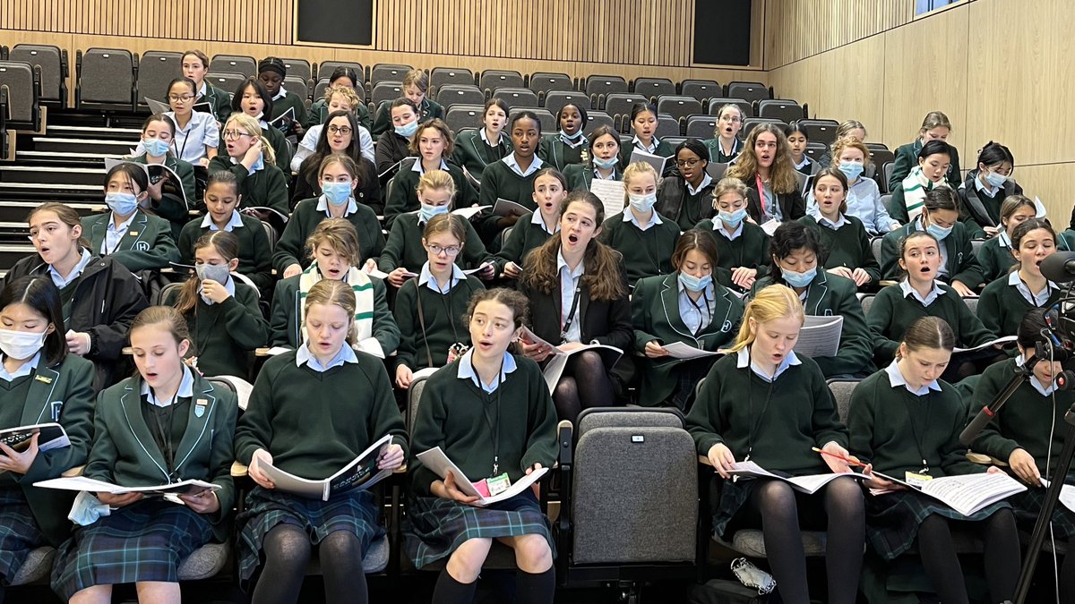 CharlotteExon's tweet photo. Spot our 6th Form Head and Deputy Head of Music supporting Treblemakers today! Just wonderful to see and to see its impact! @DowneHouseMusic @DowneHouse #choralleadership #inspiringothers #DowneHouseDNA https://t.co/aPhiEOZEtS