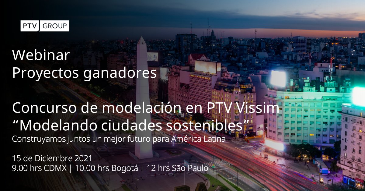 PTV_AL's tweet photo. Conoce los proyectos ganadores del concurso "Modelando ciudades sustentables"
Académicos y estudiantes de diferentes centros de educación analizaron como mejorar lugares importantes de sus ciudades para lograr una movilidad más sostenible. ♻️ Registro 👉 https://t.co/kyWwjxfjjU https://t.co/4rN036mp1d