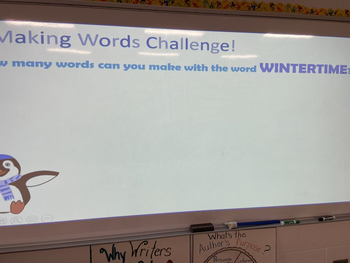 Mrs_Grybas's tweet photo. Today 4C worked on a making words challenge as part of our December countdown to break! 23 was the number of correct words today! @MissA168 @ViolaD_HWDSB @HWDSB https://t.co/u1QqlvpuMe