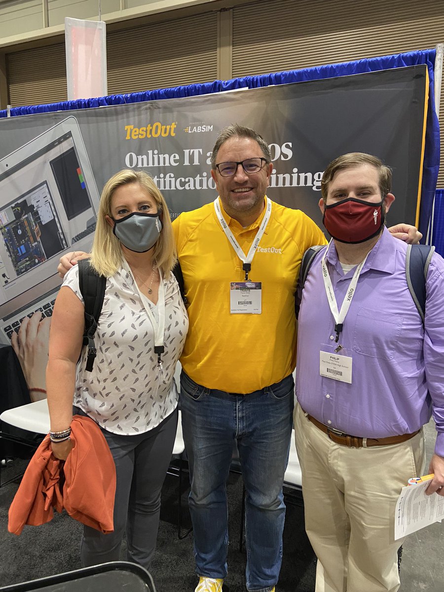 Look who <a href="/mrpeavycs/">Philip Peavy</a> and I ran into!  Our favorite <a href="/TestOutCorp/">TestOut Corporation</a> guy, <a href="/WildeTravis/">TheRealTWilde</a>!!