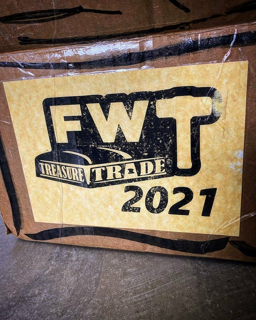 Unbelievable: for the last few years our podcast @fwtpodcast has hosted a “Treasure Trade” wherein you make a secret gift for another maker. This year I received a box from <a href="/uncommonoutpost/">Uncommon Outpost</a> that blew my mind. Hand painted flag boasting “clean shop happy shop” as well as an a…