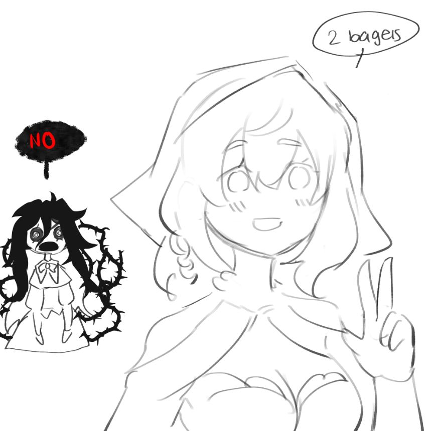 dw shes getting food (feat my friend's oc) 