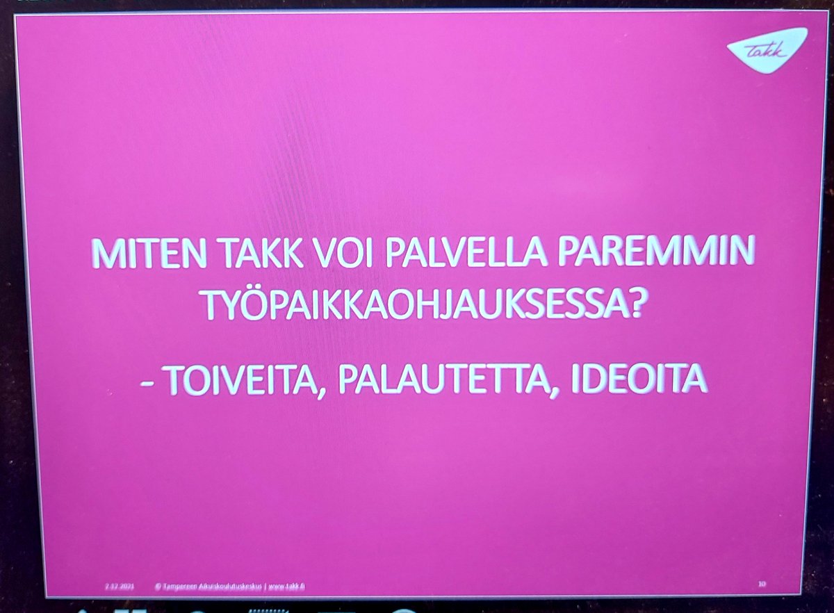 NeuvonenSatu's tweet photo. Välillä on aika kiittää. Tänään kiitimme @TAKKTampere   upeita työpaikkaohjaajia opiskelijoidemme ohjaamisesta ja keskustelimme työpaikkojen tarpeista. Kiitos kaikille mukana olleille 💐!#ammatillinenkoulutus, #osaajiatöihin,#kumppanit,#työpaikkaohjaus, #työelämäyhteistyö https://t.co/GQU3oyNOLz