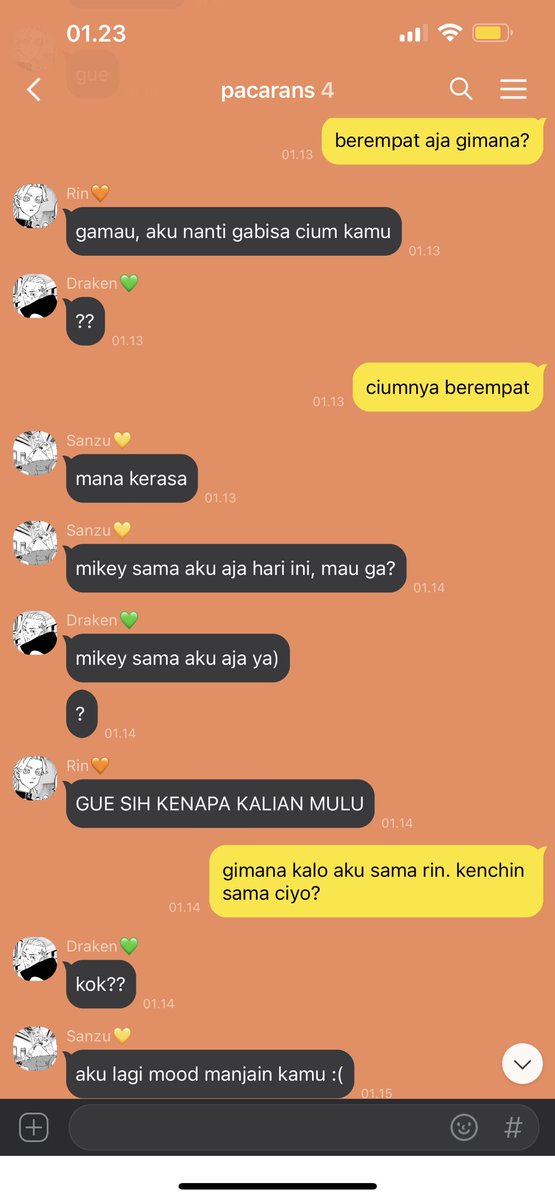 gkage's tweet photo. ️️️️ ️️
️️#drakey , #sanmai / #sankey , #sanrin / #rinzu , #rinmai weh aku gatau ship draken x rin sama draken x sanzu ya ini hanya karangan belaka karna ini satu semesta sama si kokonui part 2 karena mereka rame hubungannya — two tweet au 🔞🔞🔞🔞🔞‼️ https://t.co/Wkny2XC1WU