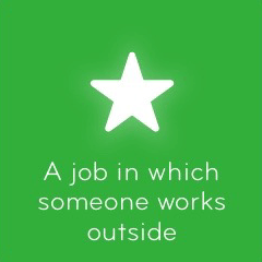 Game94x100's tweet photo. A job in which someone works outside 94 answers – 94×100 .com
https://t.co/6SPJWqi2o7 https://t.co/vKjaWtqFVD