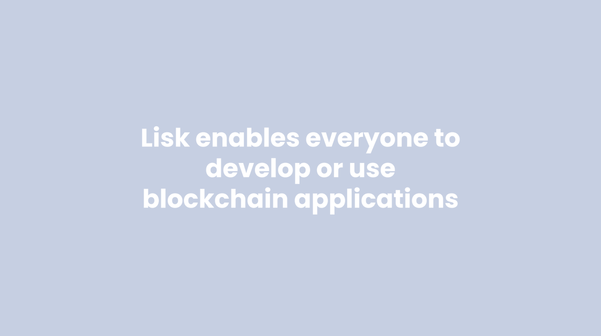 Lisk's tweet photo. @maxkordek That is why #Lisk actually exists 🔥
#AmpliFire #LiskSDK #LiskEcosystem https://t.co/3mTzKWk3ey