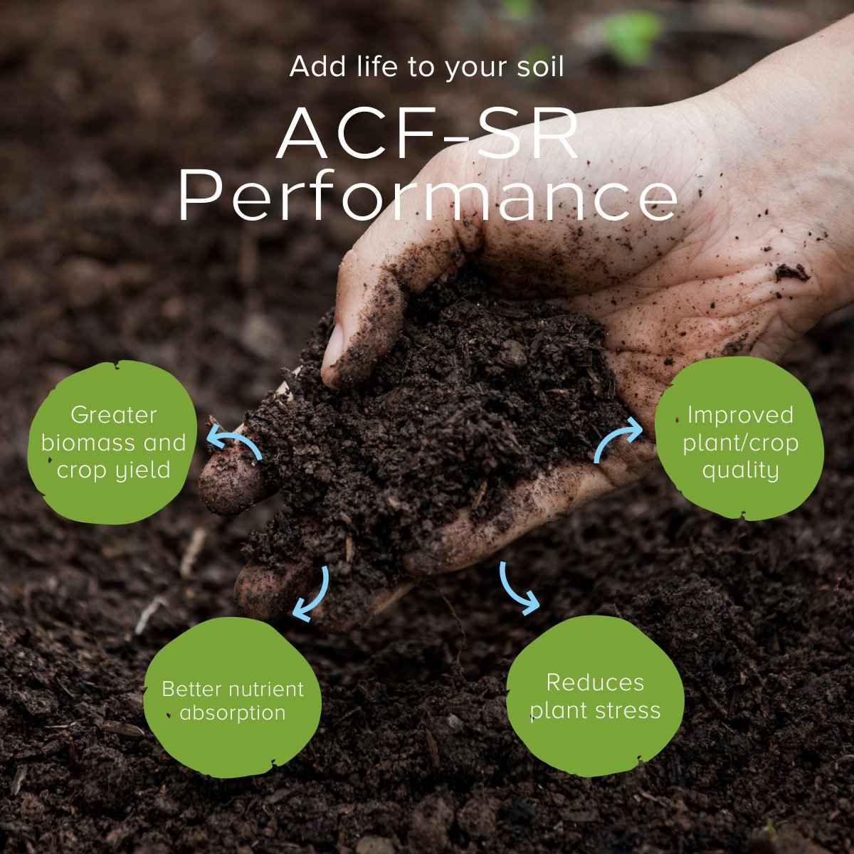 AdvancedAgTech's tweet photo. #ACFSR is full of function-focused bacteria built to perform efficiently and economically in a variety of environmental conditions.
✅Greater Biomass and Yield
✅Nutrient Absorption
✅Reduce Plant Stress
✅Overall Improve Crop Quality
#bacteria #soilhealth #fertefficency https://t.co/QMoErPZlgn