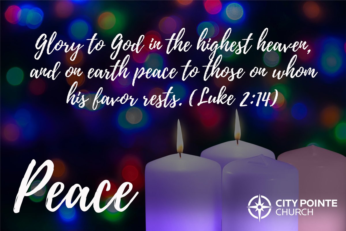 Join us this Sunday at 10:30am as we celebrate the second Sunday of Advent with our Advent series White as Snow. Let us be reminded of God's perfect PEACE this Christmas Season!