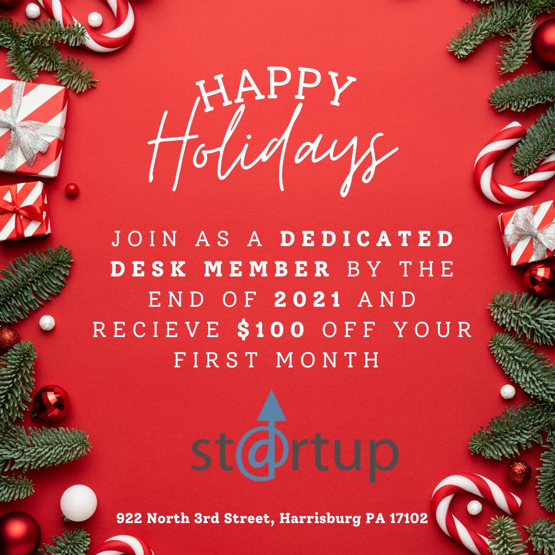 Memberships make the perfect Christmas Gift! 🎁 #Coworking We>Me