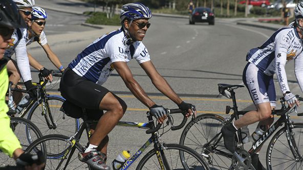 I hope our first cyclist will remind future health leaders that working for healthier streets &amp; less driving, as advocates &amp; as examples, is crucial to end #automobilitis at <a href="/UofCAHealth/">University of California Health</a> <a href="/dlubarskymd/">David A. Lubarsky</a>  <a href="/leonidkruglyak/">Leonid Kruglyak</a> @DrRupaMarya <a href="/drfolamay/">Fola May, MD PhD</a> <a href="/deisenman/">David Eisenman</a> <a href="/mikealtschule/">Mike Altschule</a> @ClimateUCa