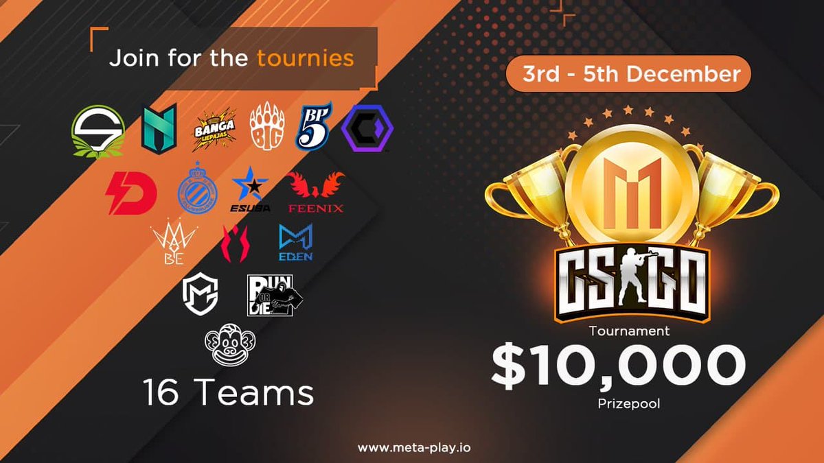 metaplay_games's tweet photo. 🚨CSGO TEAMS ANNOUNCEMENT🚨
Lets take a closer look on top teams!
1 day left🔊

Tune in on Friday at 16:45 CET! 🏆
https://t.co/K0OEPBqkwB https://t.co/Xb3cVcLuiu