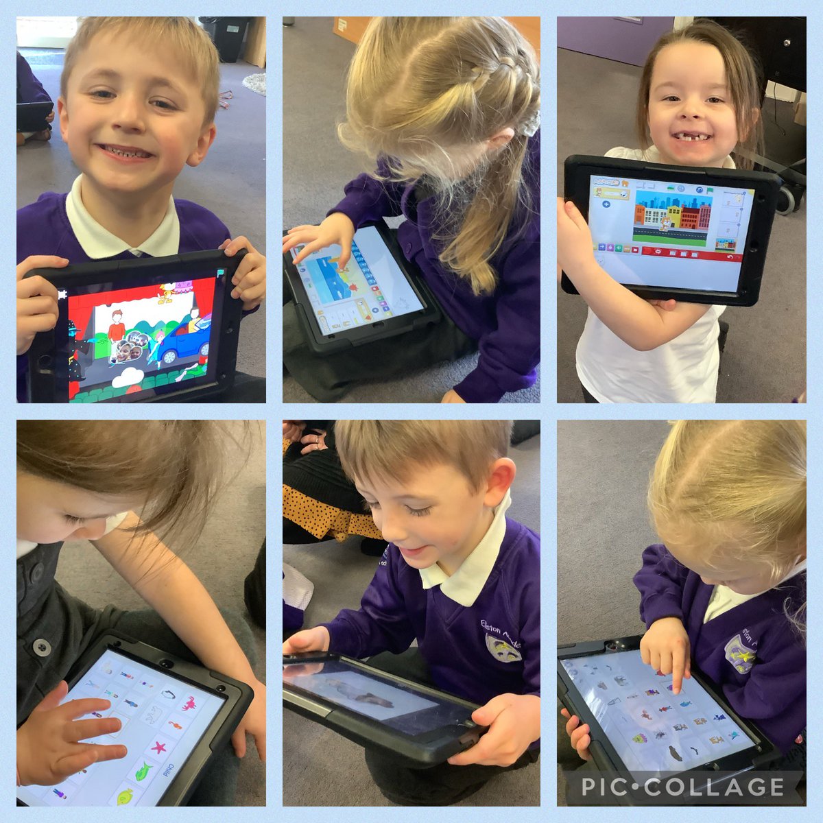EllistonFT's tweet photo. Children in FS2 enjoyed exploring coding programme Scratch during ICT today, particularly editing their sprite to include a photo of themselves! #EllistonICT @TechElliston https://t.co/nX80XIkrVn