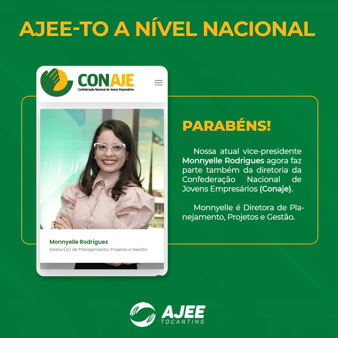 A AJEE com representatividade ativa nacionalmente 🚀