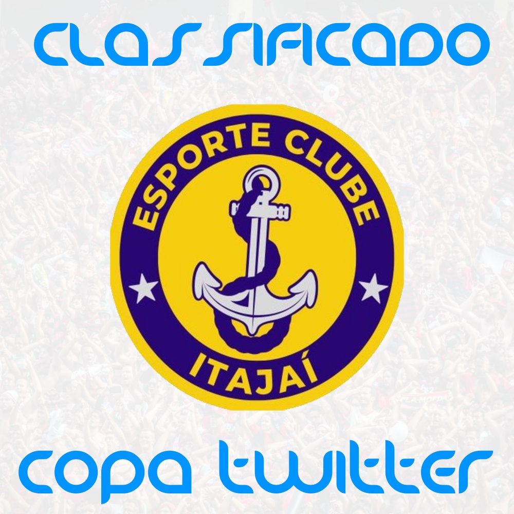ClubComunismo's tweet photo. Bem-vindo @ecitajai! O Clube catarinense chega para também participar da #CopaTwitter! https://t.co/E4ksHKbWHA
