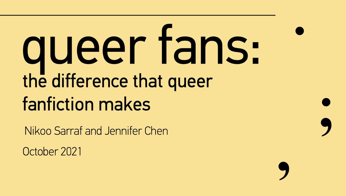 _akpiper's tweet photo. Really excited to announce this new lab paper by Nikoo Sarraf and Jennifer Chen: "The difference Queer Fanfic makes." https://t.co/cnkukyhtVf https://t.co/fqb2cWLZf1
