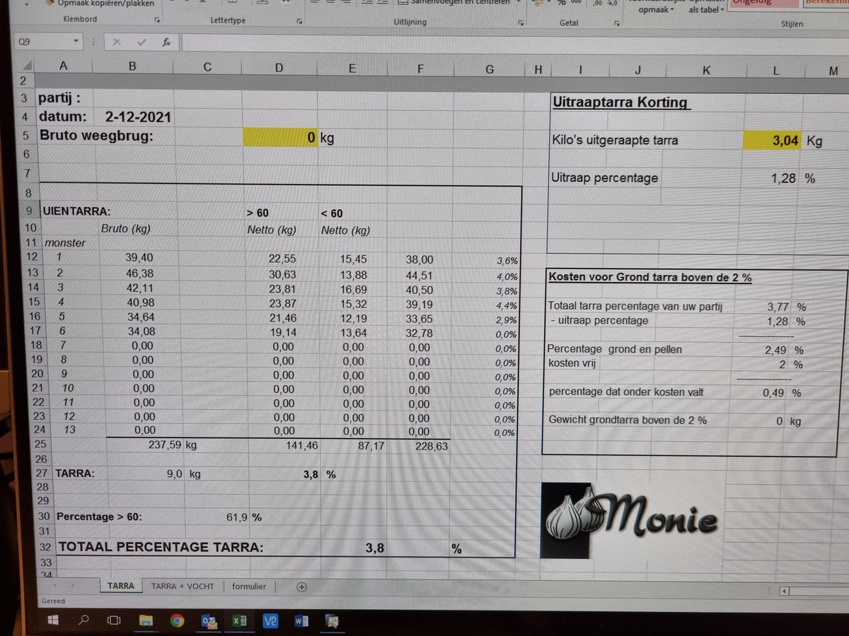 ericmoerdijk's tweet photo. Naast één van de mooiste partijen #uien tot nu toe ook hoogstwaarschijnlijk de partij met het laagste tarrapercentage dit seizoen. π
#FirstClassQualityOnions https://t.co/qqcMfDDFM6