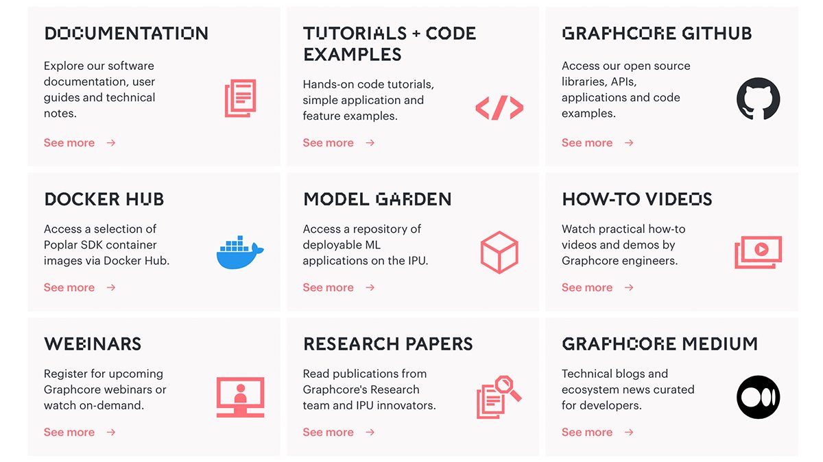 graphcoreai's tweet photo. Enjoyed our presentation at @PyTorch Developer Day? Check out our #Developer portal for more examples, tutorials, videos and getting started guides on running your PyTorch models on IPU systems: https://t.co/felu04e9vH
#PTD2 #PyTorch #BERT #NLP #IPU https://t.co/4KpwiV126o