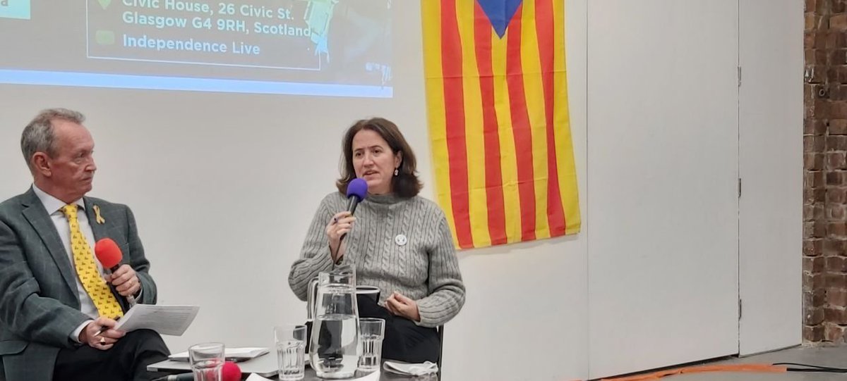 ⬛️⬜️ @Epaluzie: "Allies in the struggle for #selfdetermination can be found everywhere, there are many immigrant communities in #Catalonia, many minorities that have been discriminated against, and some, like Latin Americans, that have historic grievances with #Spain."
